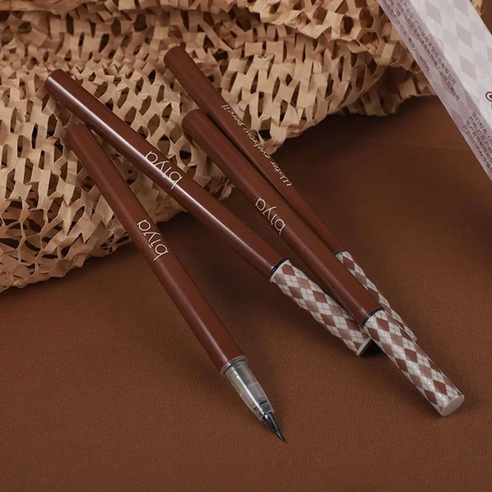 2PCS 0.01MM Testa Ultra Sottile No Blooming Eyeliner di Lunga Durata Acqua Liquido Matita Per Sopracciglia Penna Del Tatuaggio Del Sopracciglio Strumenti di Trucco