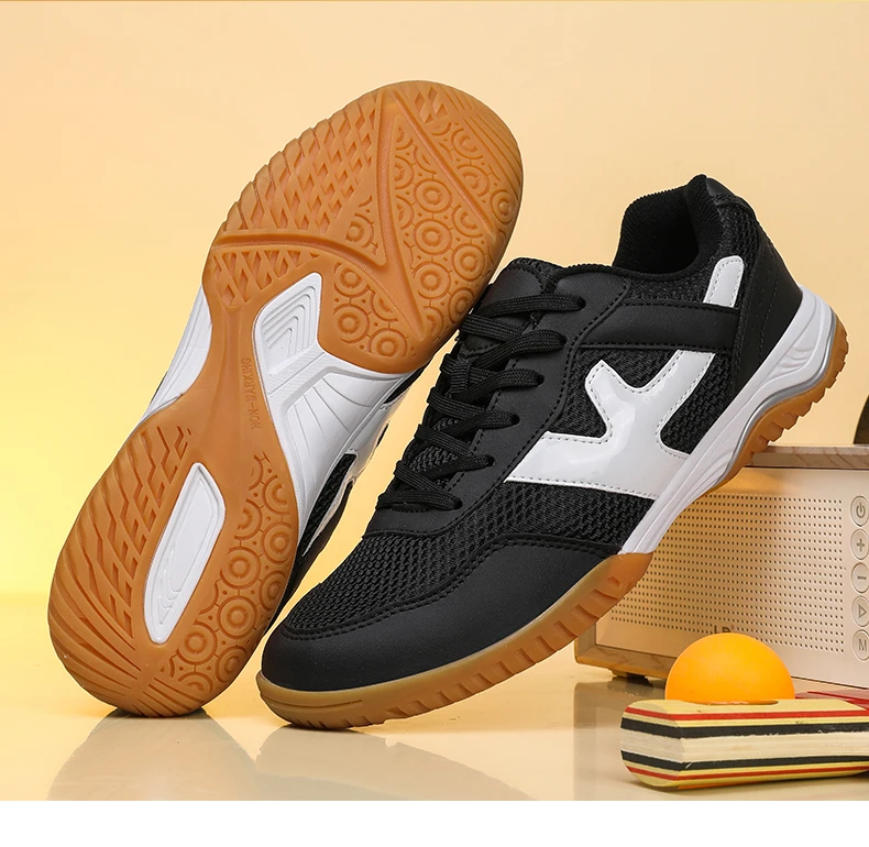 Professionelle Männer Badminton Schuhe Tischtennis Sport Volleyball Schuhe Ping Pong Atmungs Trainer Turnschuhe Sportschuhe – Detail 8