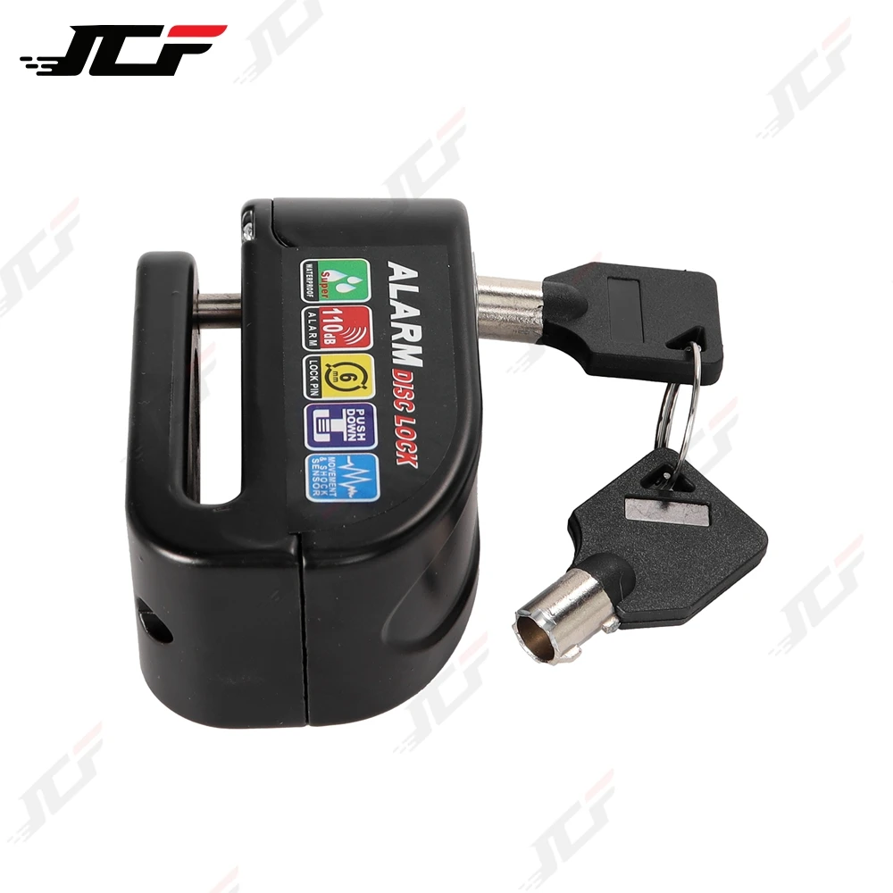 Motorcycle Alarm Lock Wheel Disc Brake Motorbike Scooter Bicycle Waterproof Anti-theft Aluminum Alloy Security Brake lock view 4
