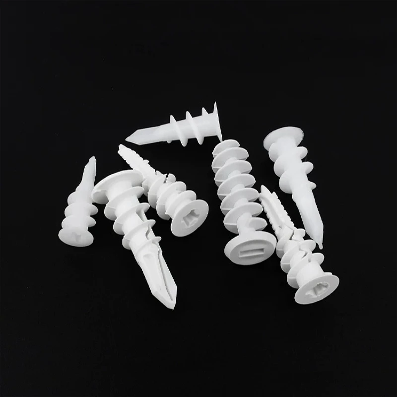 Nylon Gypsum Board Expansion Screws Set M10-M17 Plastic Screws for Aircraft Aircraft Expansion Pipe Plugs