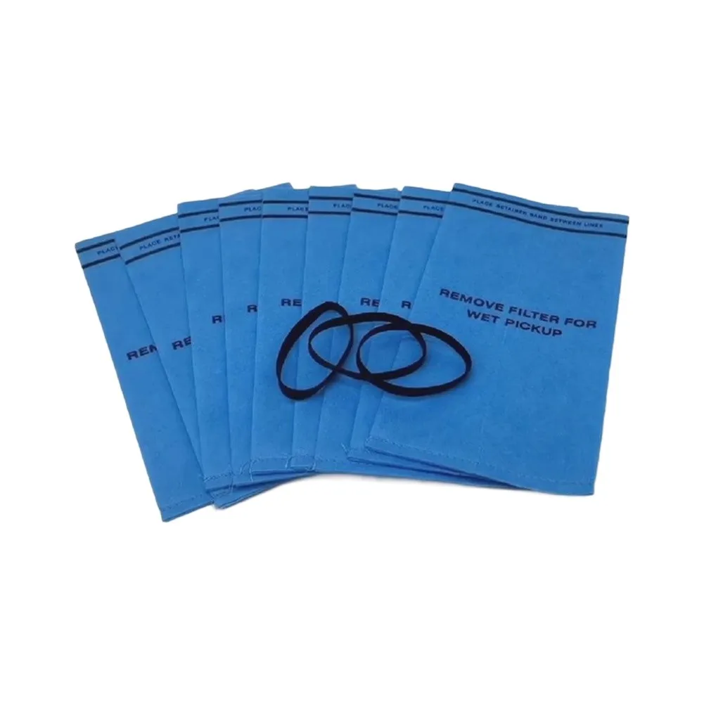 12 Piece Blue Dust Collection Bag Compatible with For Craftsman 9-38737 & For MultiFit VF2000 Vacuum 24x14cm Fabric