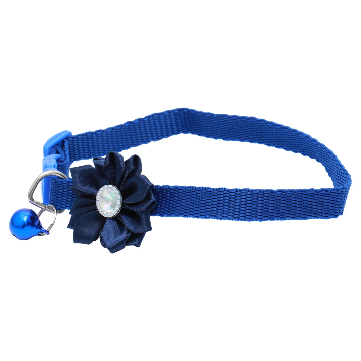 

Cute Pet Flower Collar for Cat Dog Adjustable Small Size Necklace Supplies Bell Decor Easy On Off Adorable Gift Accessory