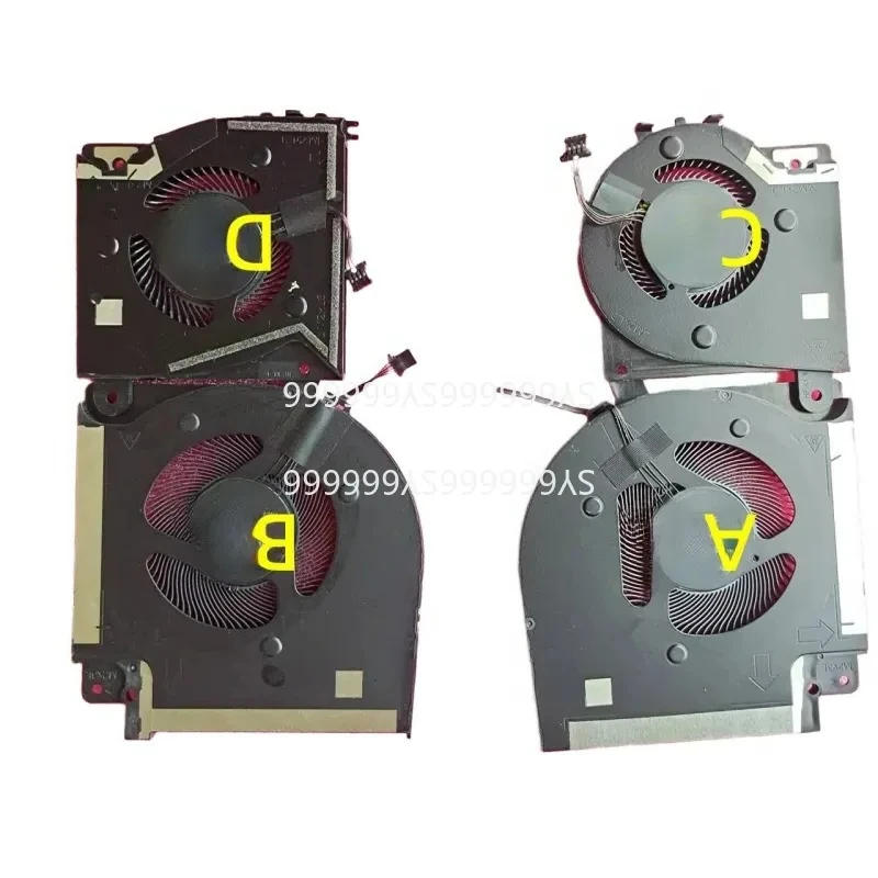 Cooling Fan 4‑Pieces Set For DELL Alienware X17R1 Laptop + Free tools.