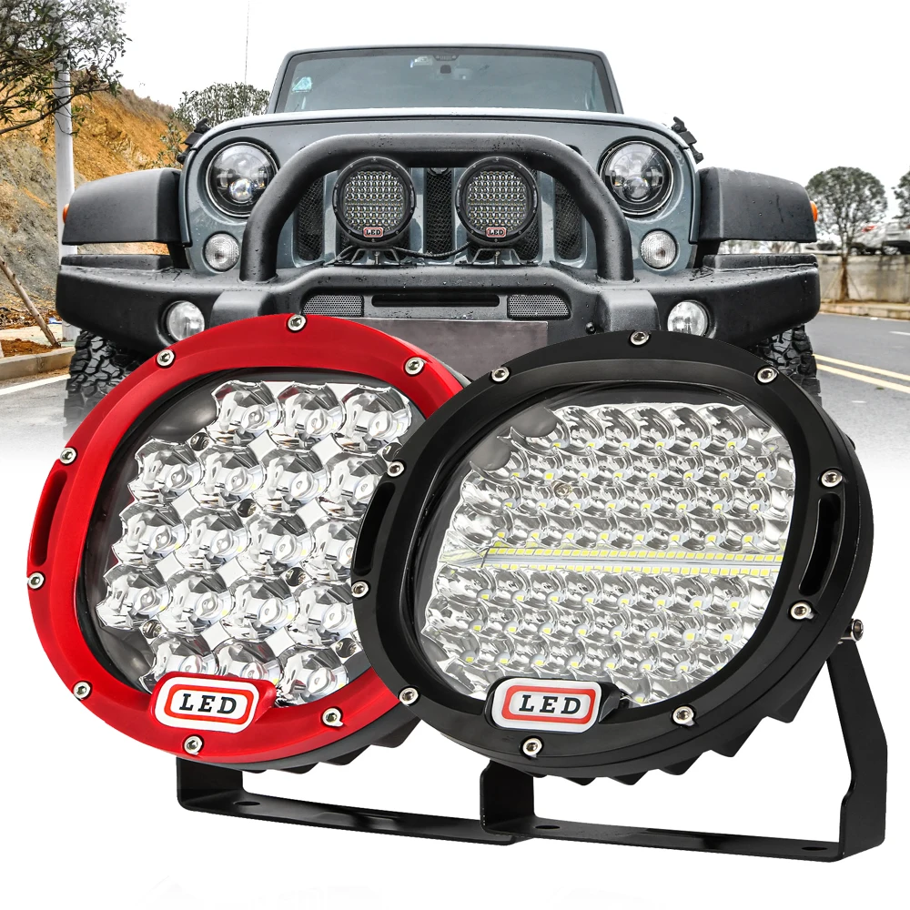 Truck Spotlight Work Light  Car Daytime Driving Round Spotlight 4x4 Accessories Off Road  12v 24v Beams Car Truck ATV SUV