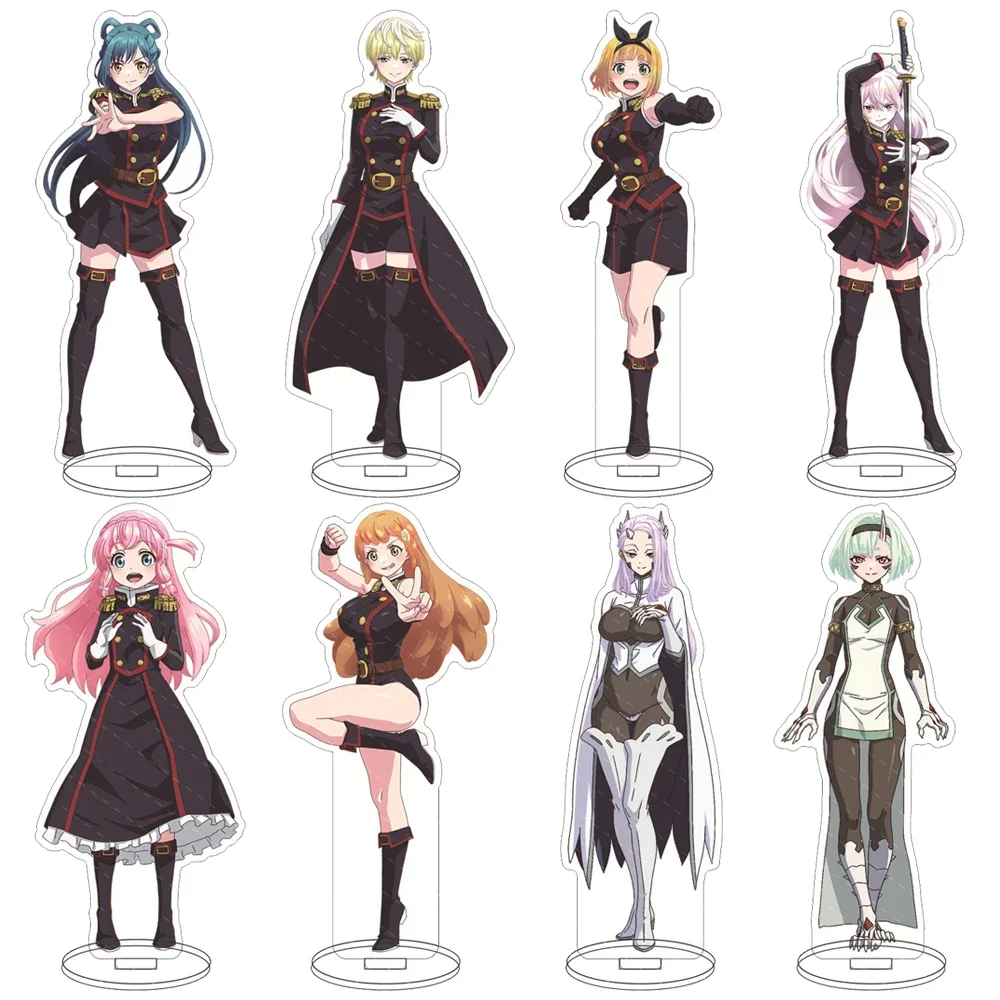 Anime Mato Seihei No Slave Acrylic Stand Model Uzen Kyōka Azuma Himari Azuma Yachiho Figures Model Plate Decor Collection Gifts