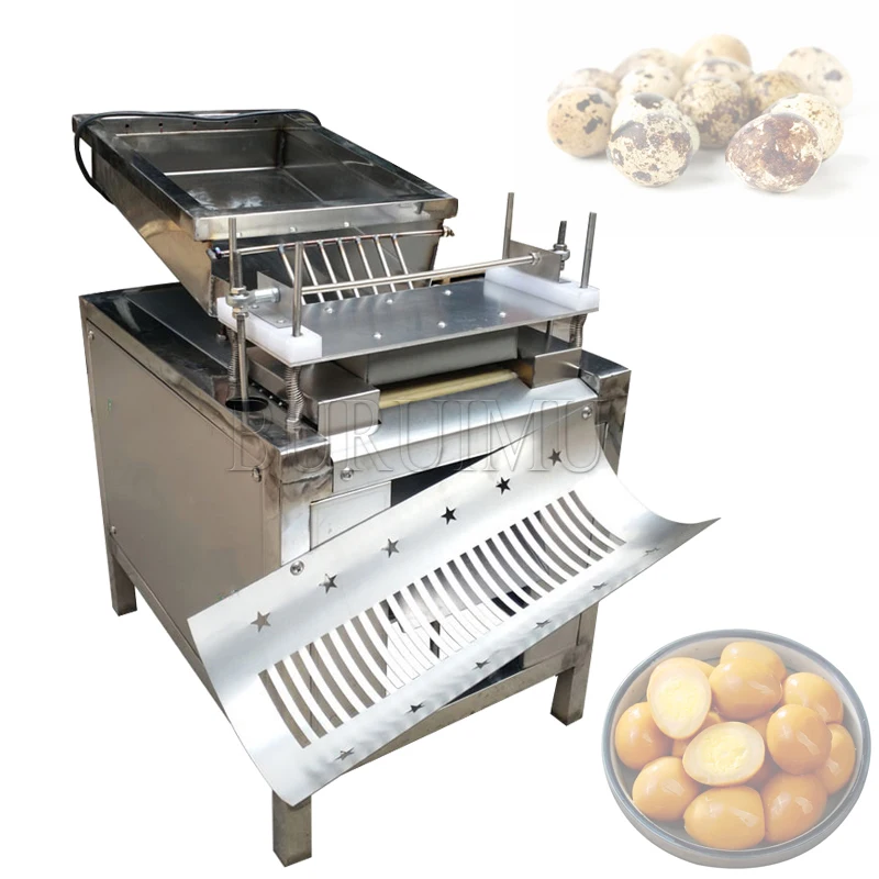 Automatic Quail Egg Shelling Machine Egg Peeler Machine With Water Circulation Function Bird Eggs Sheller Machine