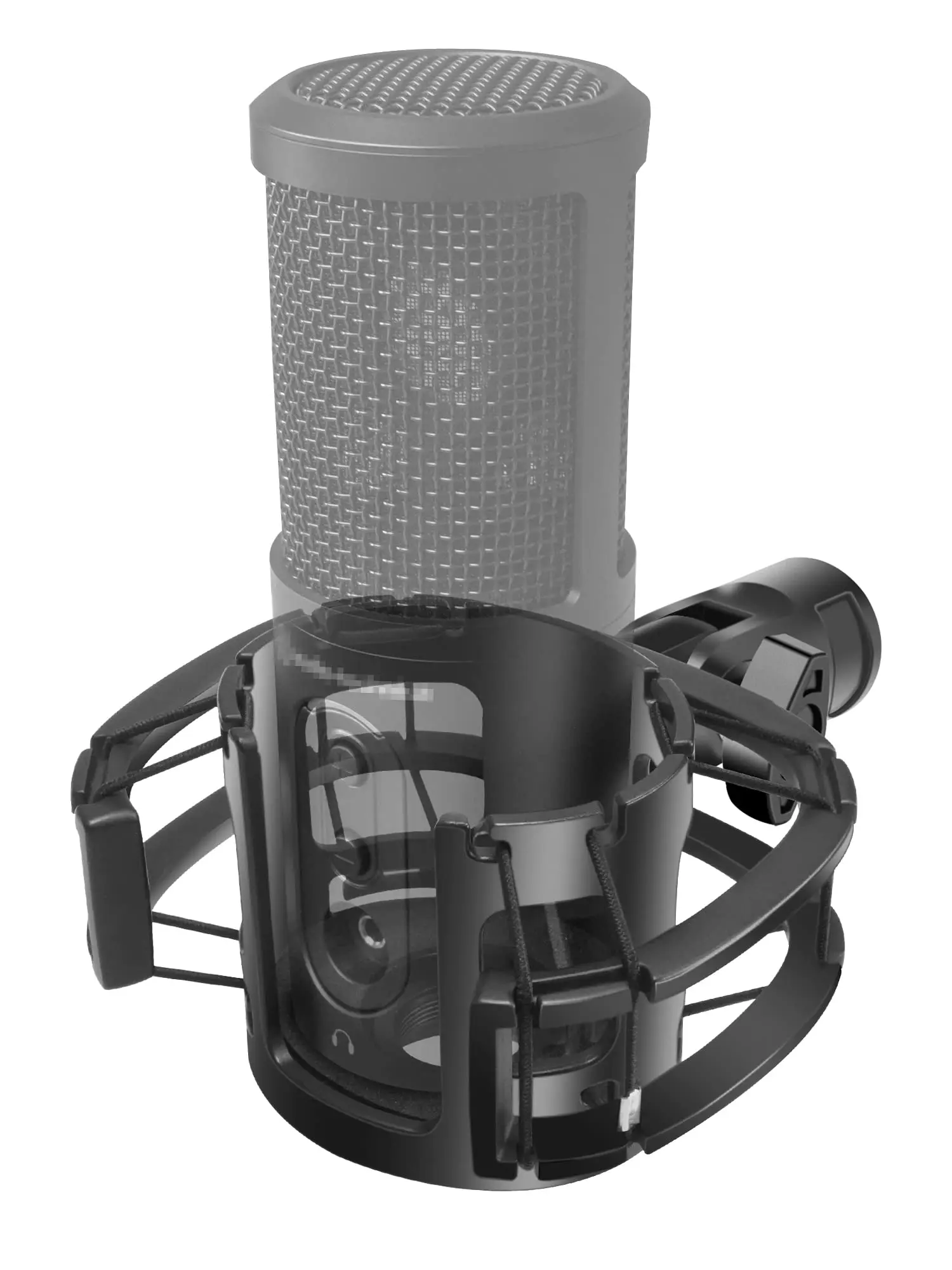 Etour [Newest &Ultra-Durable] at2020 Microphone Shock Mount with Pop Filter [Custom Built for atr2500x at2020] Anti-Vibration Su