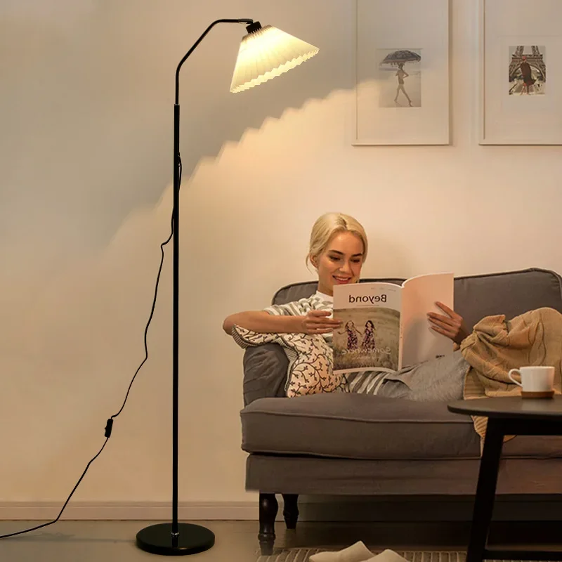 Ins Style Living Room, Cream Ambient Light, Living Room Bedroom, Vertical LED Ambient Light, Floor Lamp, Vertical Desk Lamp