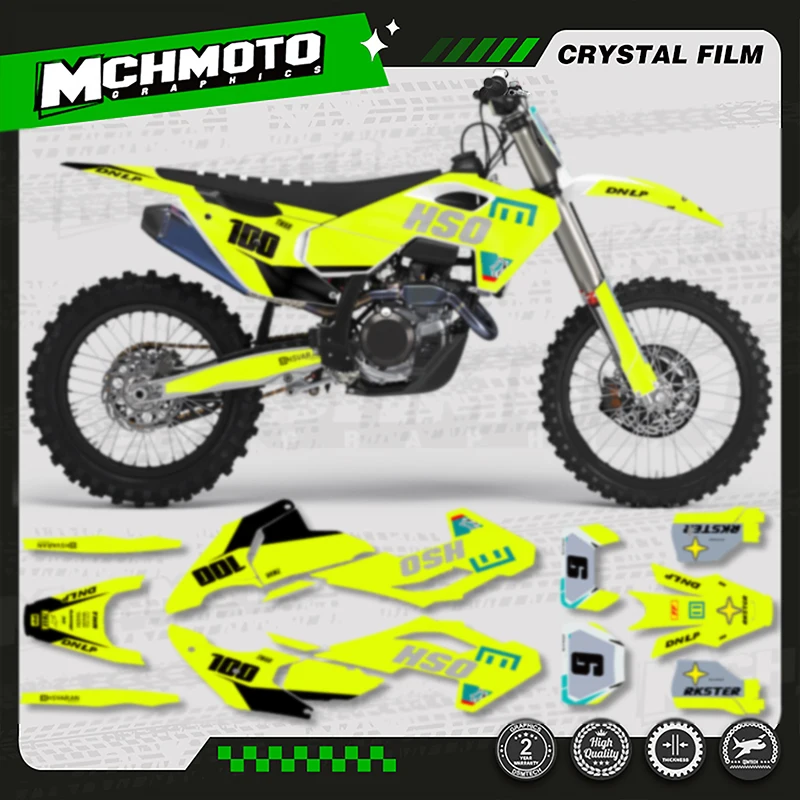 

MCHMFG for Husqvarna TE FE 150 200 250 300 350 400 450 2024 2025 2026 TC FC 2023-25 Nieuwe Grafische Decals Sticker Kit 009