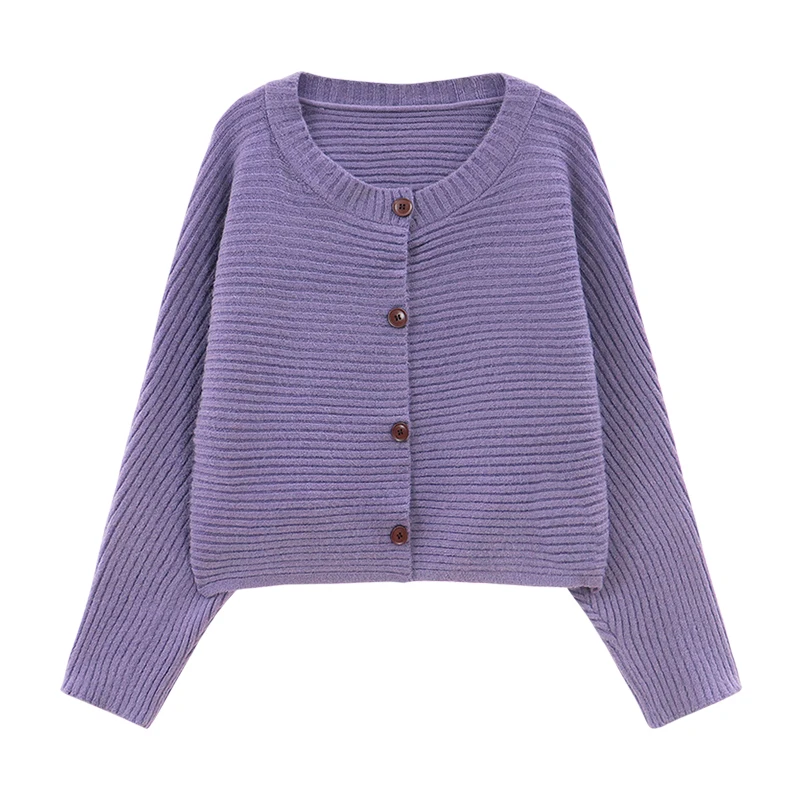Sweet Sle ort Maglione lavorato a maglia Cardigan Batwing da donna Sve Sottile Autunno Nuovo Faion Inizio autunno Nuovo arrivo Maglia da donna...