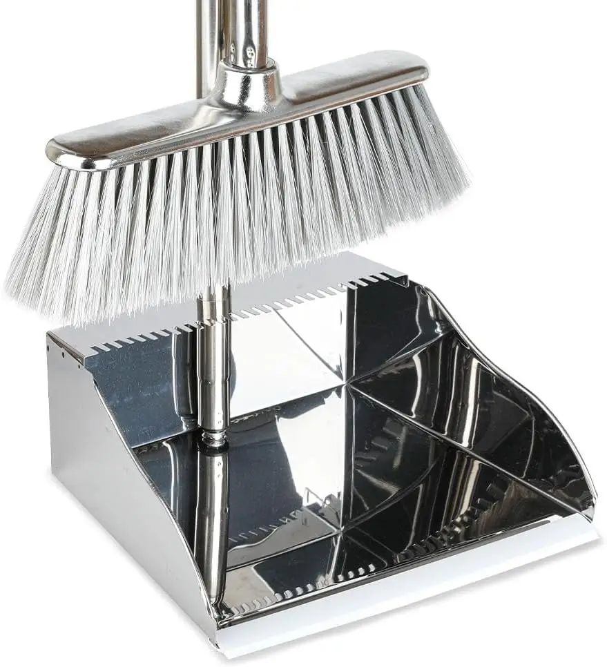 

Метла и совок для уборки с мягкой щетиной для использования в помещении, угловой совок и метла с длинной ручкой для кухни