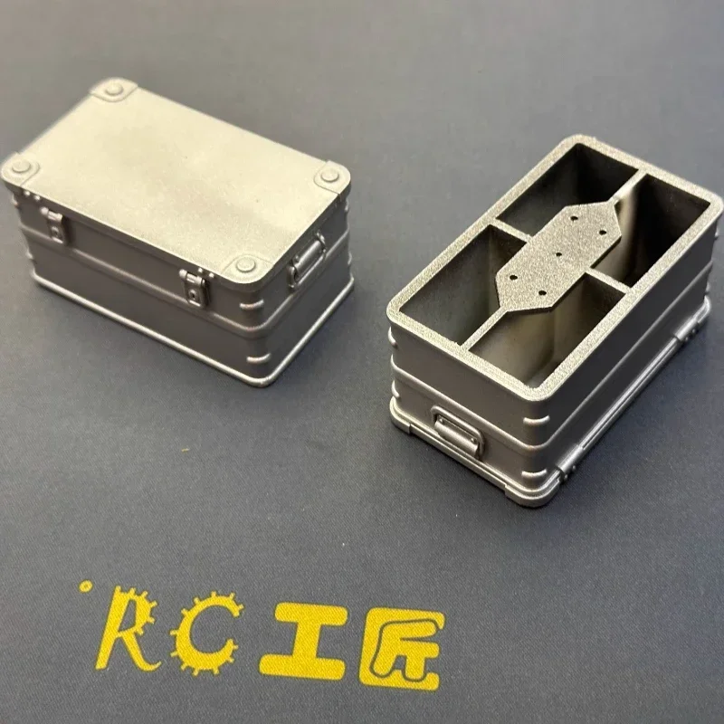 Simulated Resin Luggage Rack Box for 1/8 1/10 RC Crawler Car Traxxas TRX4 TRX6 SCX10 Accessories