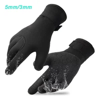 Guantes de neopreno para traje de neopreno, guantes de buceo para pesca submarina, remo, guantes térmicos antideslizantes para surf, equipo de buceo, 3mm/5mm