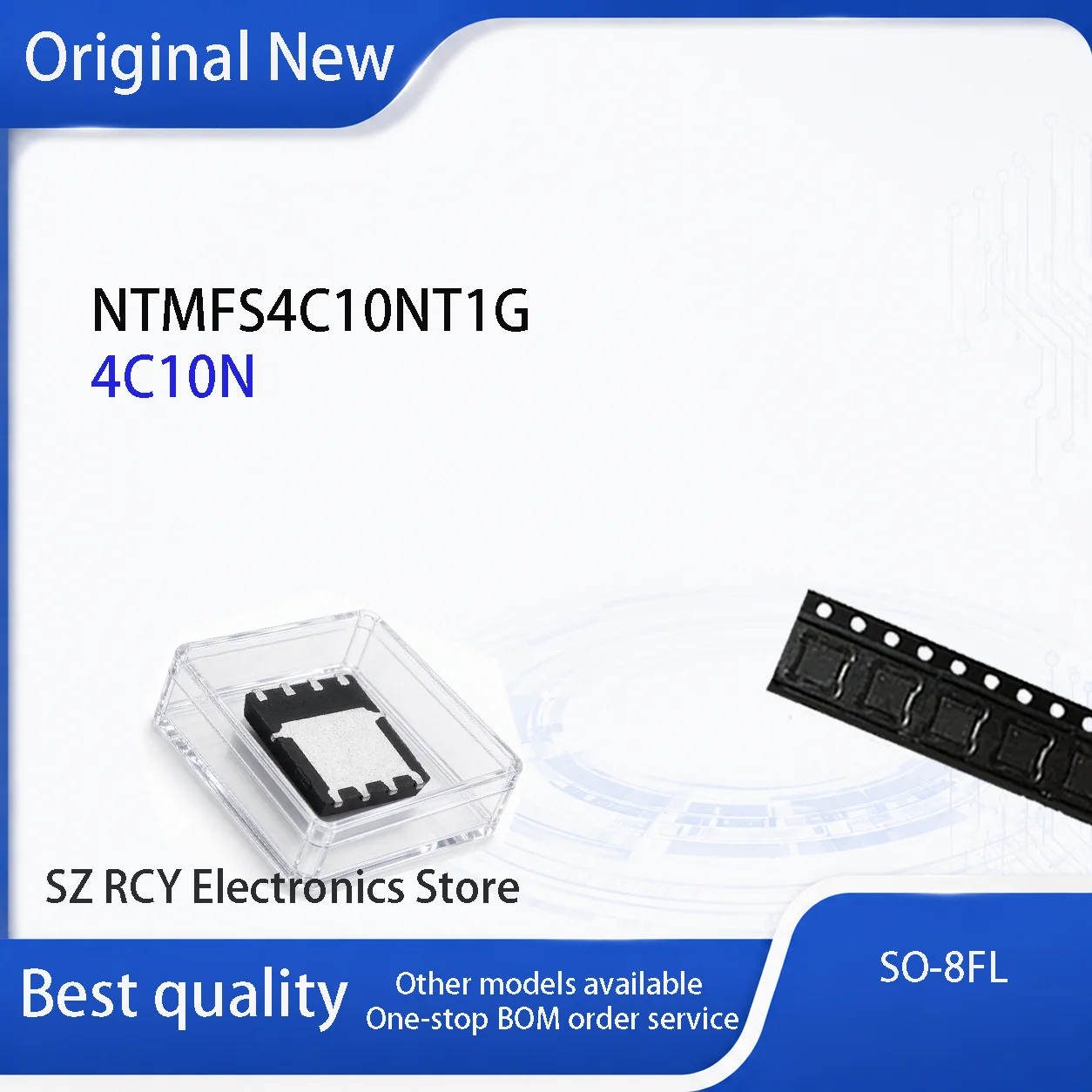 (10-100 PCS)NEW NTMFS4C10NT1G NTMFS4C10N Top Mark 4C10N QFN MOSFET IC electronic