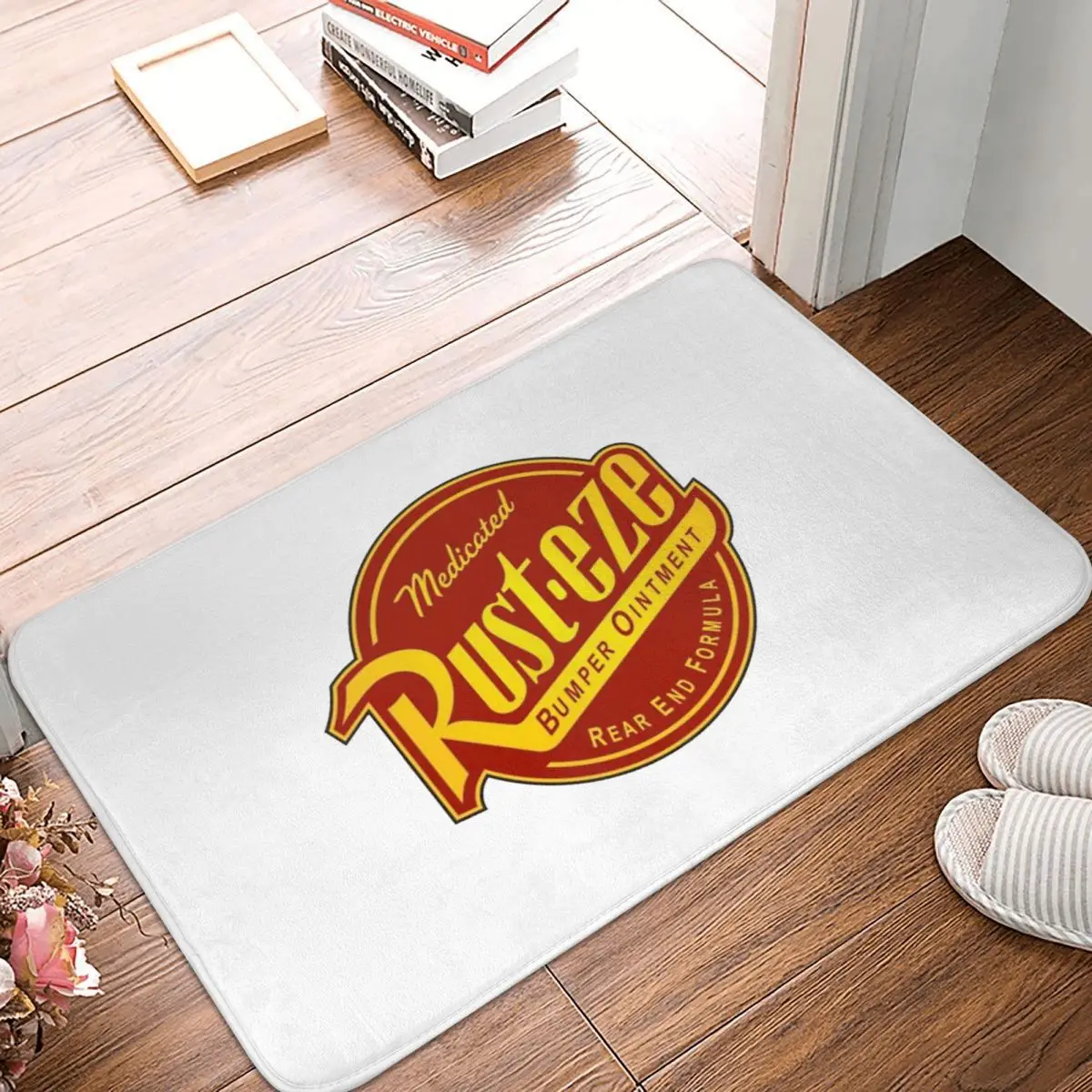 Rust-eze Lightning McQueen Doormat Rug Carpet Mat Footpad Polyester Non-slip Dust-Proo Entrance Kitchen Bedroom Balcony Toilet