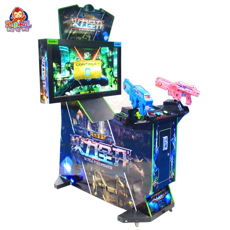 Factory Wholesale Price Indoor Entertainment 32-Inch Full Fire Simulation 2 Shooting Game Machine