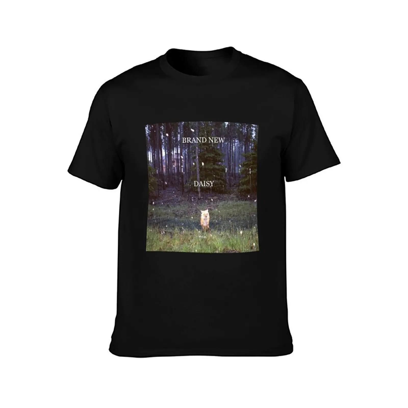 Brand New - Daisy T-Shirt, Summer Casual Cotton Tee, Oversized Streetwear Tops, Vintage Graphic Print, Loose Fit Short Sleeve