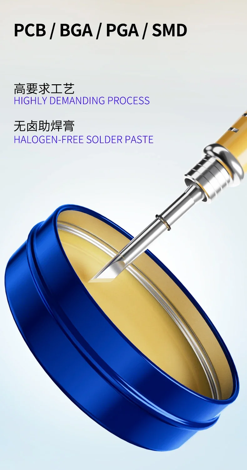 MECHANIC UV50 UV80 halogenfreie Flussmittelpaste, kein sauber, elektronischer Lötkolben, Schweißen für PCB, BGA, Handy-Reparatur