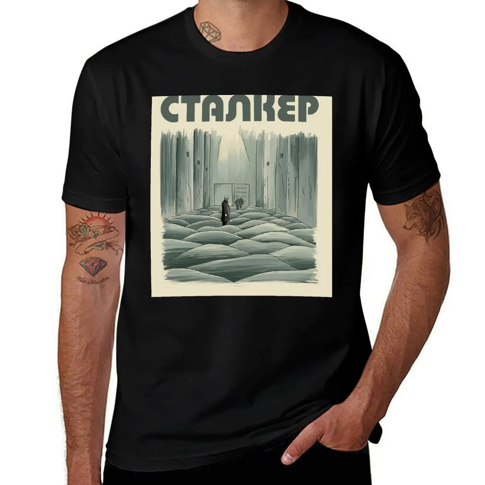 

Andrei Tarkovsky Stalker T-Shirt t shirts with prints man t shirts for men casual t shirts cotton 100% T-shirt