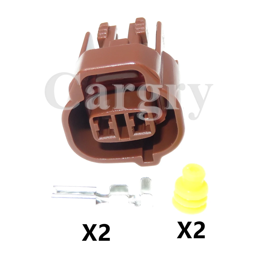 1 Set 2P High Quality Car Cable Waterproof Connector 6189-0033 AC Assembly Car Water Temperature Sensor Electric Wire Socket - Image 2