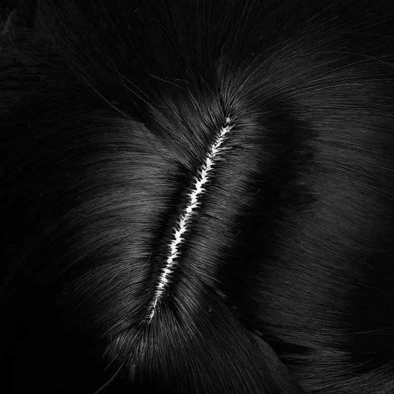 الهوية الخامس العتيقة شعر مستعار تأثيري 11 لحمات محاكاة فروة الرأس القوطية الله روز صافي شعر مستعار زي