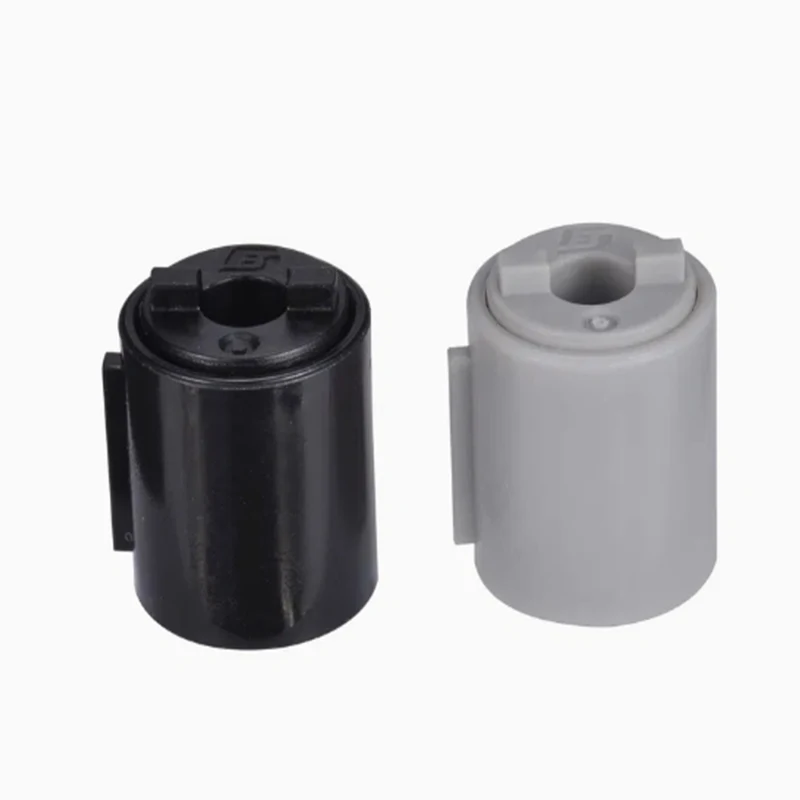 Plastic Injection Moulding Part ABS PP POM PC Black and Gray Cylindrical Plastic Sleeve