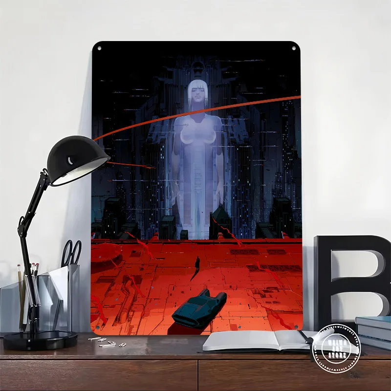 Blade Runner 2049 Poster Customized Vintage Metal Signs Wall Art Retro Tin Plaque for Bedroom Decorations Gaming Room Decoration