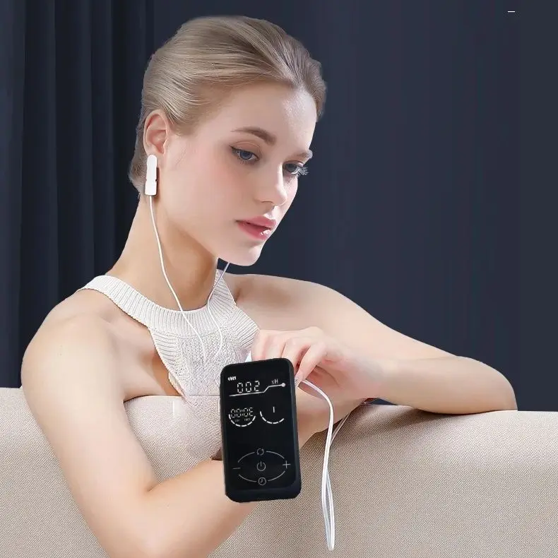 

Двухрежимный зажим для ушей CES для помощи во сне — стимулирует нерв ваги при бессоннице, тревоге, облегчении депрессии