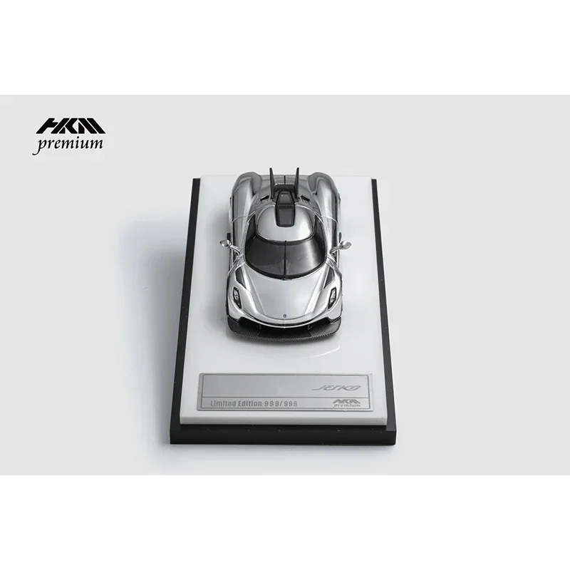 HKM в наличии 1:64 Jesko Absolut Chrome Silver литая под давлением диорама супер модель автомобиля коллекция миниатюрные игрушки