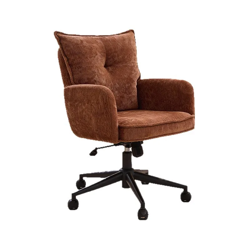 Modern wind liftable rotating computer chair study home comfortable officer bedroom living room sofa chair back