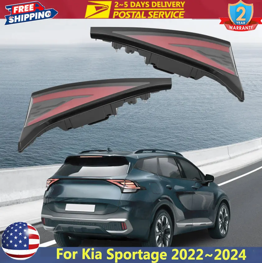 

Светодиодный внутренний задний фонарь для Kia Sportage 2022 ~ 2024 задние стоп-сигналы левый и правый задний фонарь указатель поворота стоп-сигнал