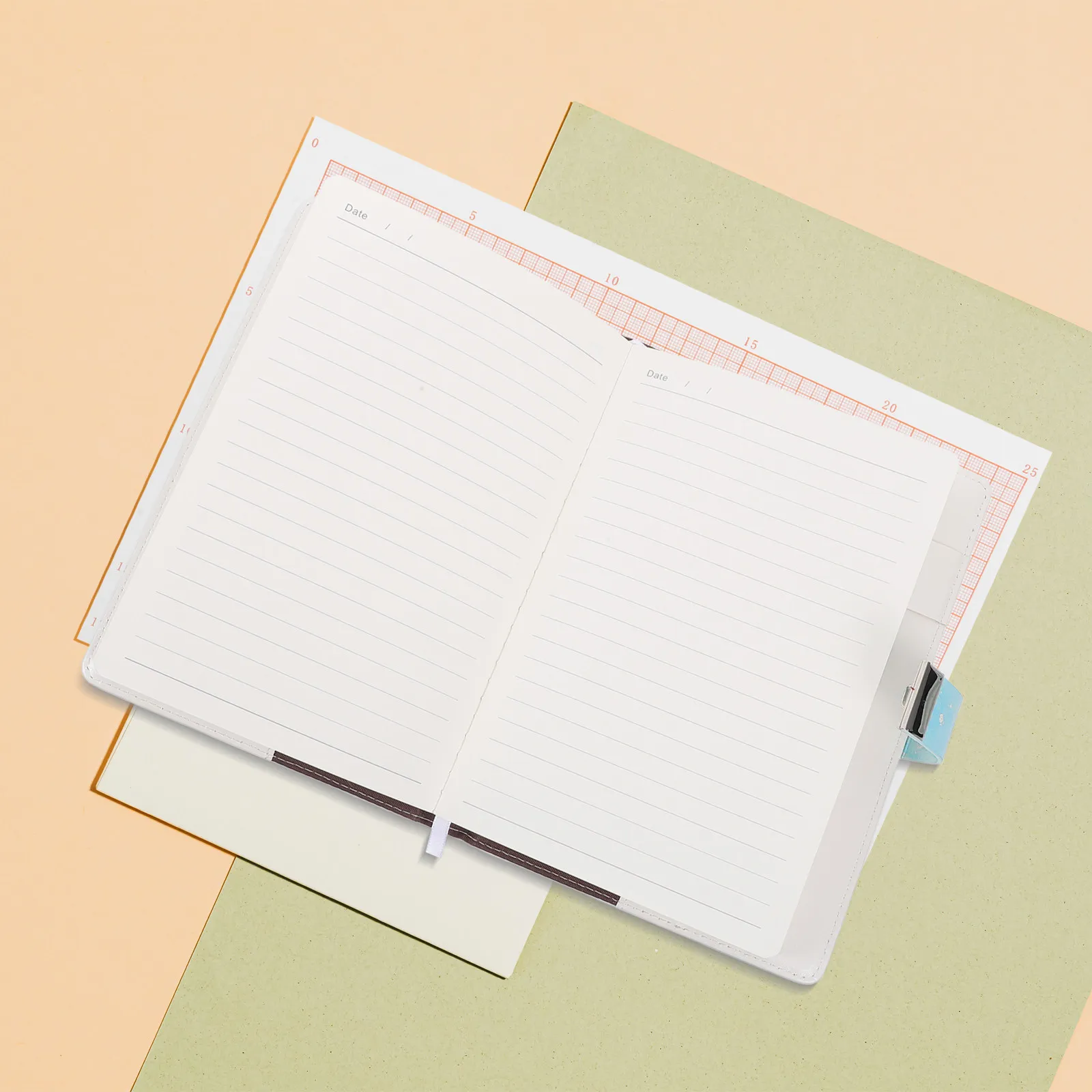 Diary Notebook Password Lockable Journal Creative Design Small Notepad Locking Journal for Adults Marble Pattern