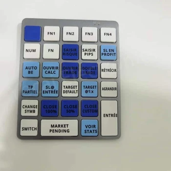 Metal numeric keyboard suppliers for forex custom programmable numpad trading keyboard