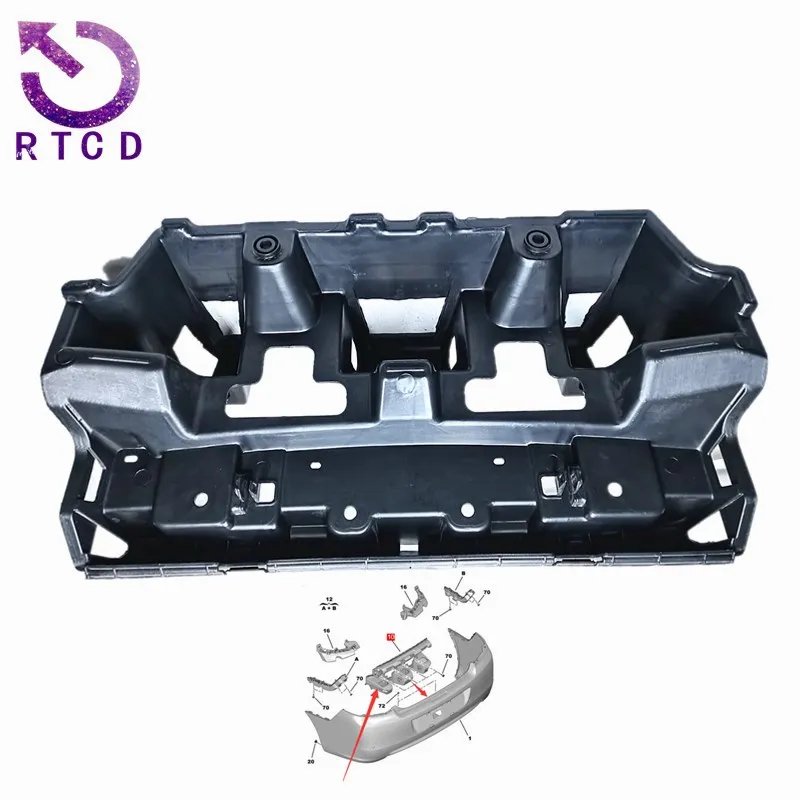 

New Rear Bumper Frame Rear Bumper Bracket 1608707080 For Peugeot 301 2013 Citroen Elysee 2013-