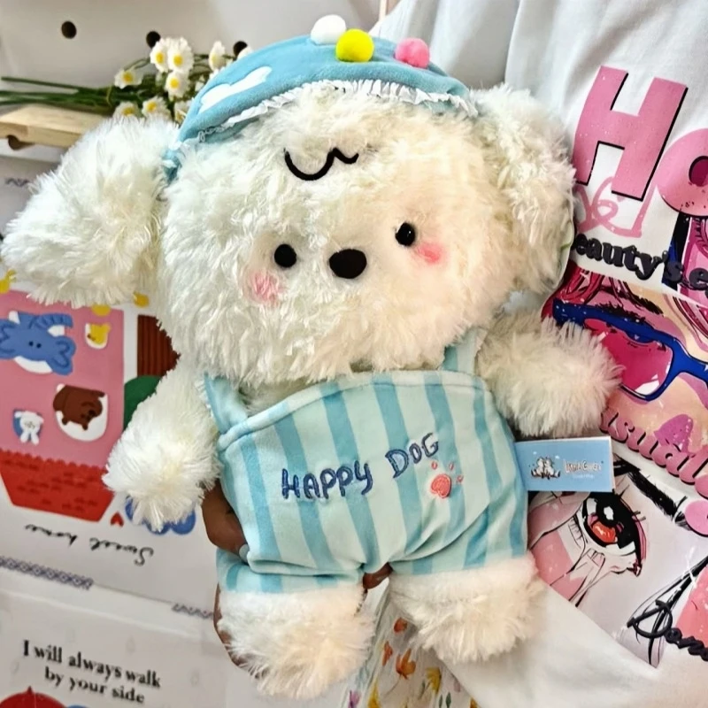 ชุดกางเกงเป้สะพายหลังลายสุนัขแสนน่ารัก ตุ๊กตาลูกสุนัขหลับตา พร้อมผ้าปิดตา ของขวัญวันเกิดเด็ก ของขวัญวันวาเลนไทน์ ของตกแต่งห้องสำหรับเด็กผู้หญิง