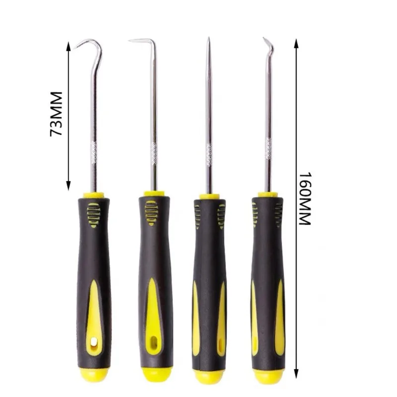 Oil Seal Removal Pick Hooks, Precision Hand Tools for Extracting O-Rings and Oil Seals in Auto & Machinery