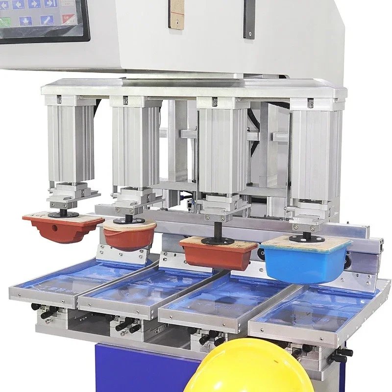 HL-300C-4 four-color servo shuttle rotary independent head pad printing machine