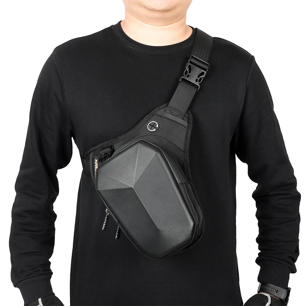 

Drop Leg Bag Crossbody Shoulder Purse Hard Shell Waist Bag Waterproof Motorcycle Waist Pack Tactical for Cycling Hiking Climbing