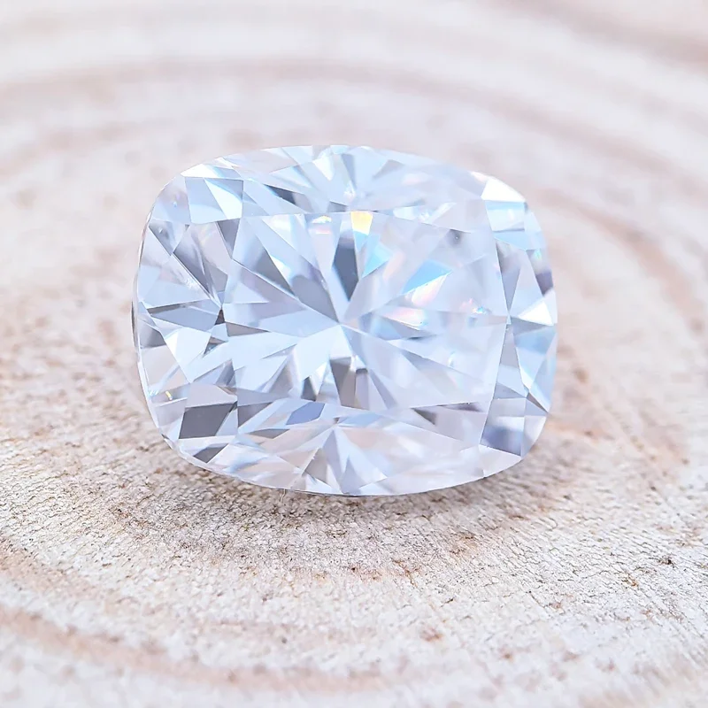 Moissanite Stone Super White D Color VVS1 Rectangle Cushion Shape DIY Advanced Jewelry Making Materials with Certificate