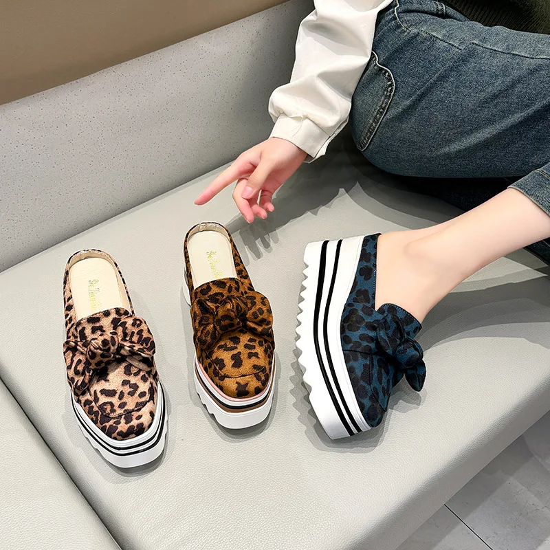 Halbschuhe Rome Stoff PU Hufabsätze Gummischuhe Niedrige Rome Stoff PU Hufabsätze