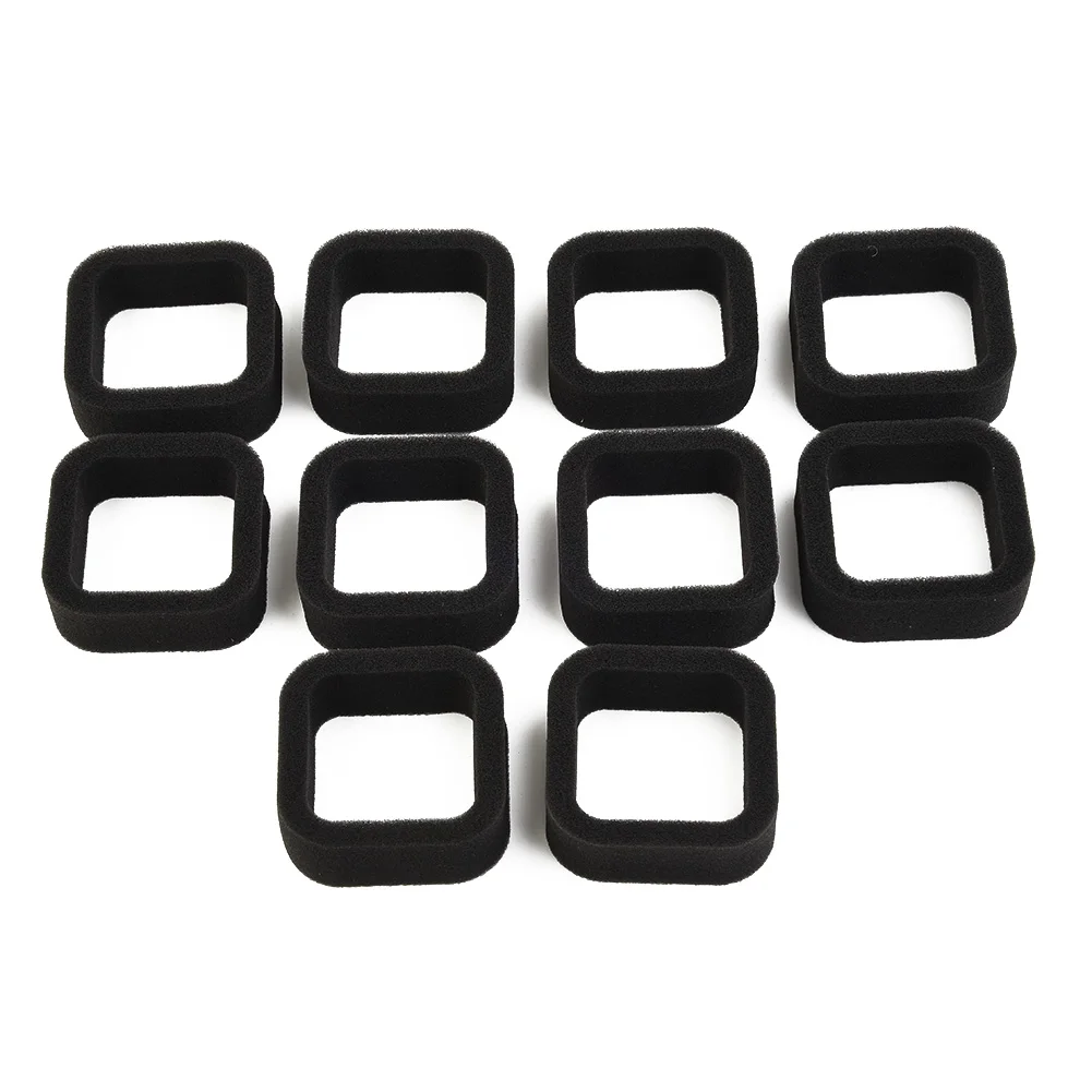 10Pcs Field Mower Air Filters For KAWASAKI TH23D Para11010-2530 Black Garden Tool Accessories Foam Air Filter  High Quality