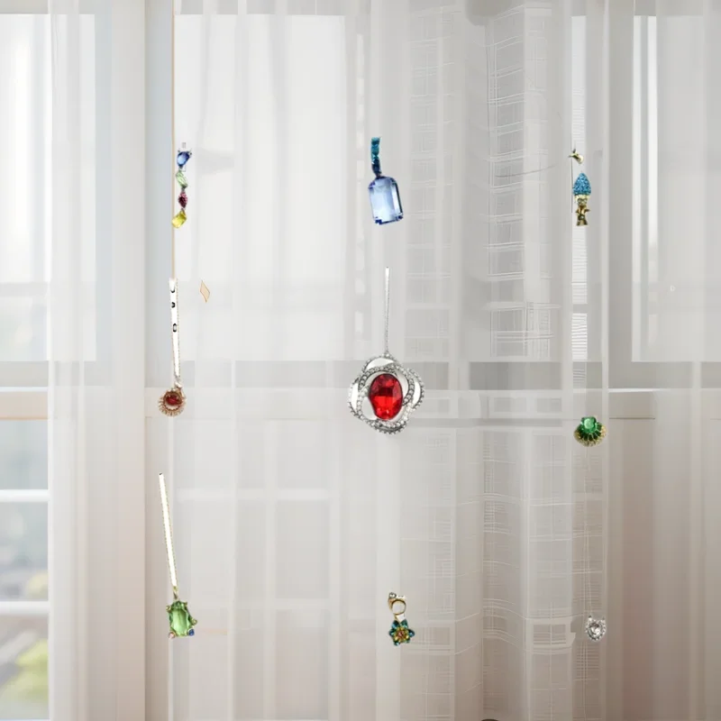 

Новинка 2021, ожерелье из австрийского хрусталя, серия «Зеленый сад», допаминовая конфетная цепочка на ключицу, легкий роскошный подарок высокого класса