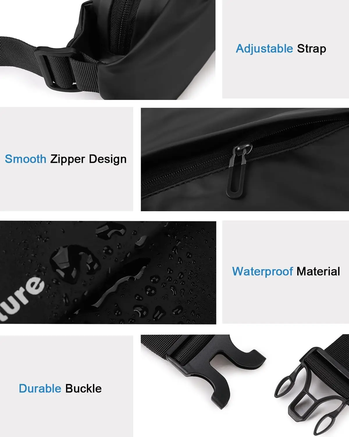 New Sling Chest Waist Bag Outdoor Running Phone Bag Large Capacity Casual Shoulder Crossbody Waterproof Hiking Gym Cycling Bag