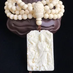 Chinese style ivory fruit beads 108 bracelet necklace with 461 brand royal dragon guanyin brand diaozhuiHigh-grade Jewelry