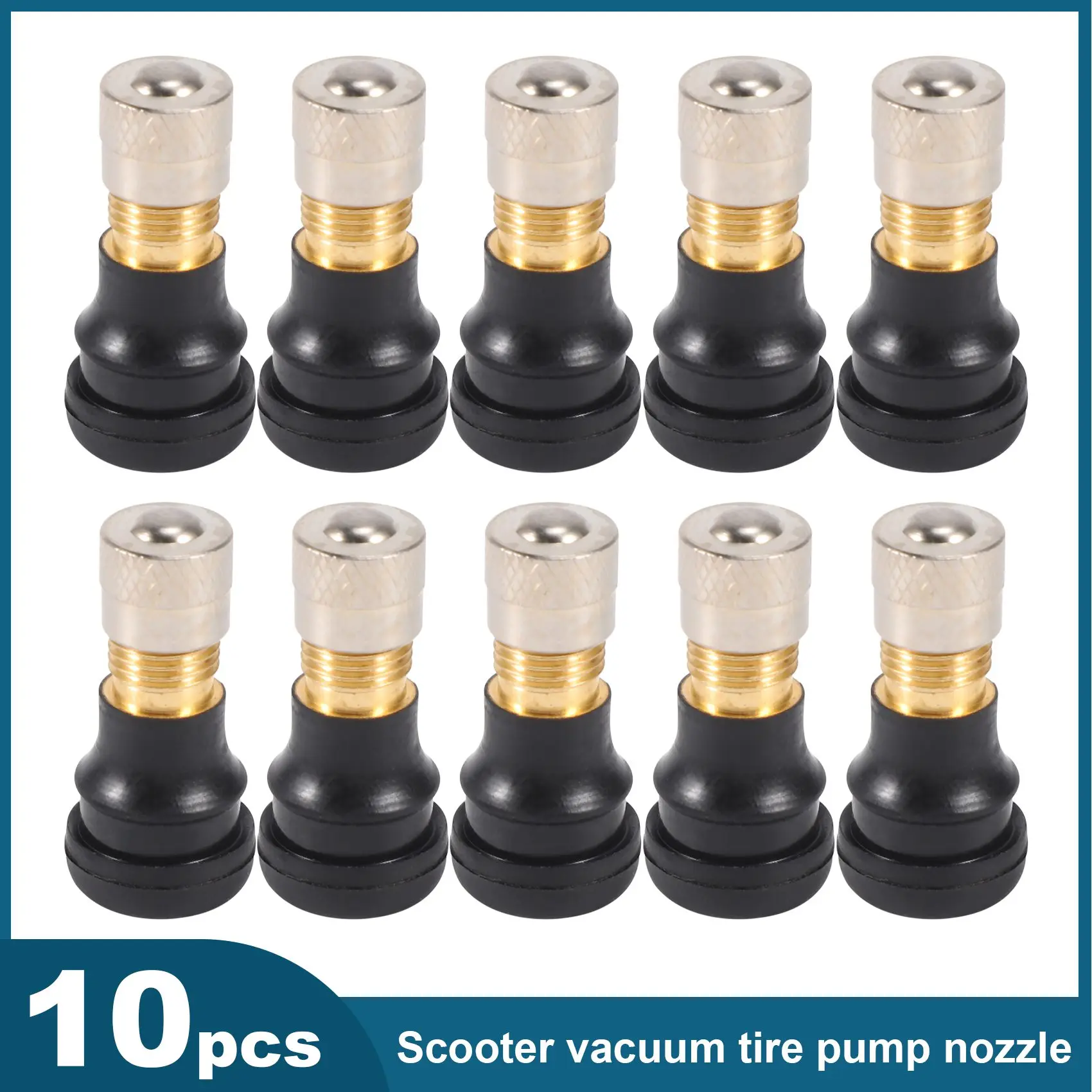 Hot 10Pcs Electric Scooter Tubeless Tire Vacuum Valve Wheel Gas Valve for M365 Electric Scooter Accessories