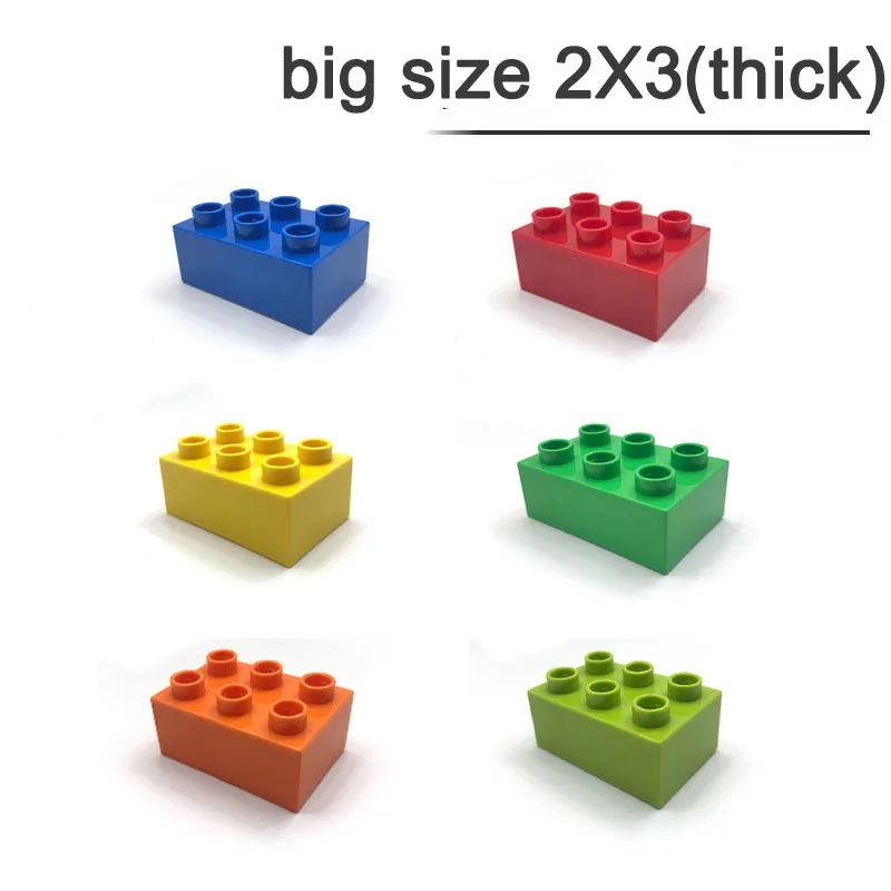 

MOC DIY Large Building Block 87084 Brick 2X3 Big Size Assembled Accessories Bulk Part Children Toys