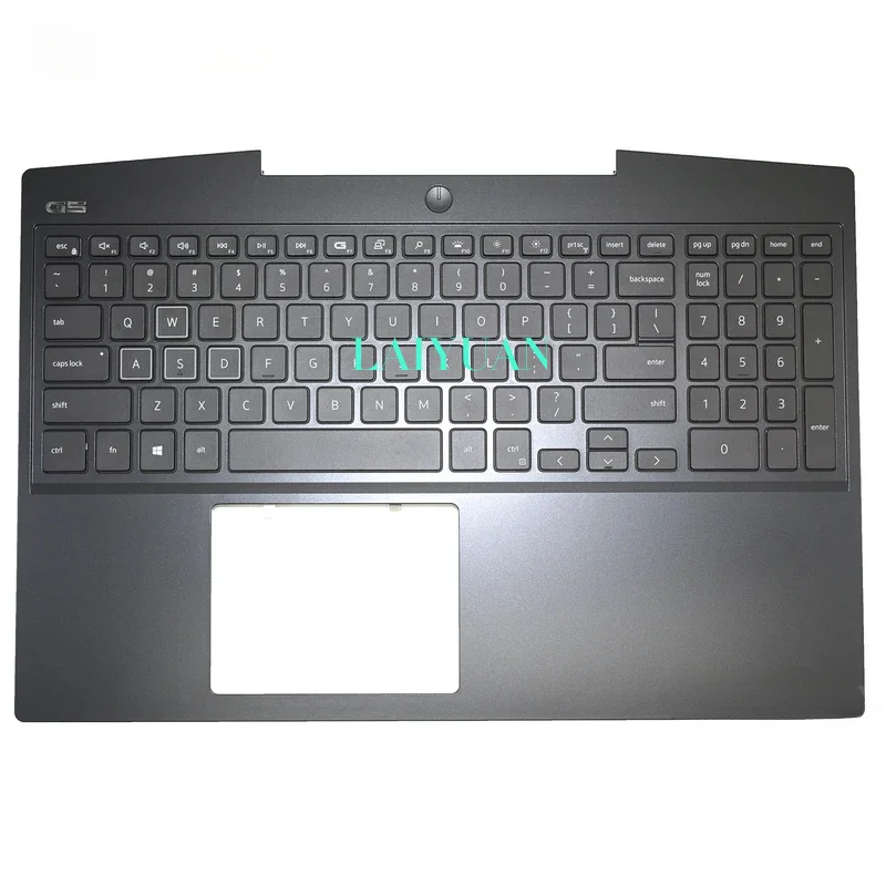 01RPF5 1RPF5 New Palmre Upper Case W/RGB US Backlit Keyboard For Dell G5 15 5500