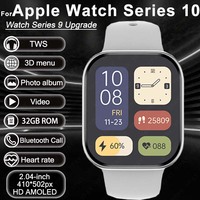 2025 New Original For Apple Watch Series 10 32GB ROM Large memory Bluetooth Call Waterproof Compass GPS Track Women Smartwatch