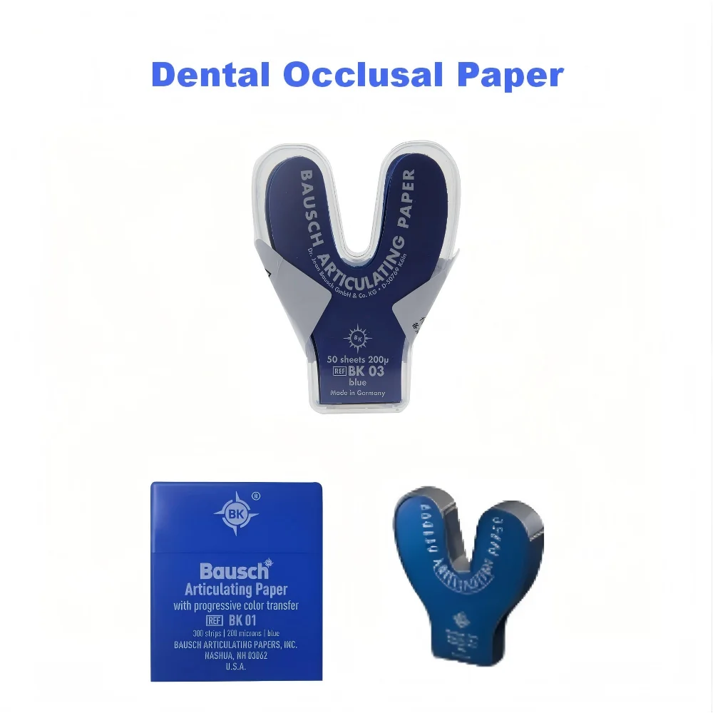 

Bausch Dental Occlusal Paper 200µm Articulating Paper–Gradient Occlusion Indicator with Pressure-Sensitive Color Marking BK01/02