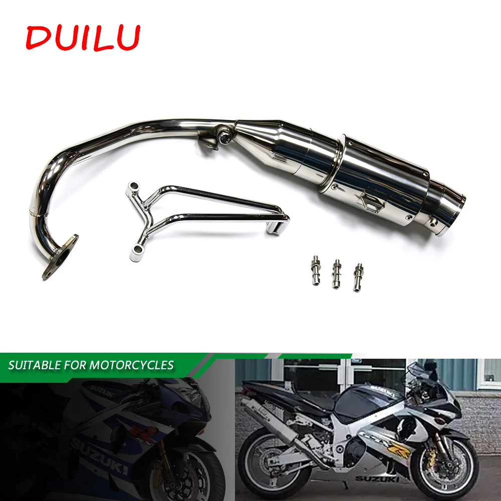 

Motorcycle Accessories Exhaust System Full Stainless Steel Modification Exhaust Pipe For Suzuki GSX-R1000 Address V125G V125S